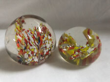 VINTAGE 2 x Round Ball Clear