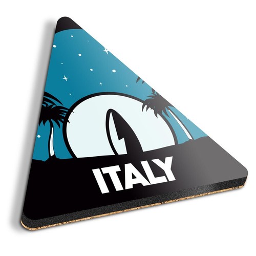 Triangle mdf coaster - triangle, italy