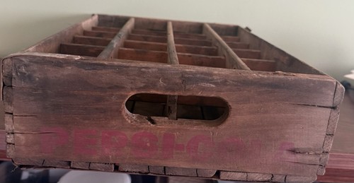 Vintage wooden soda crate - vintage,