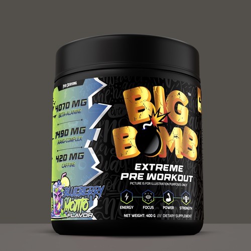 Big bomb pre workout 40 - bomb,