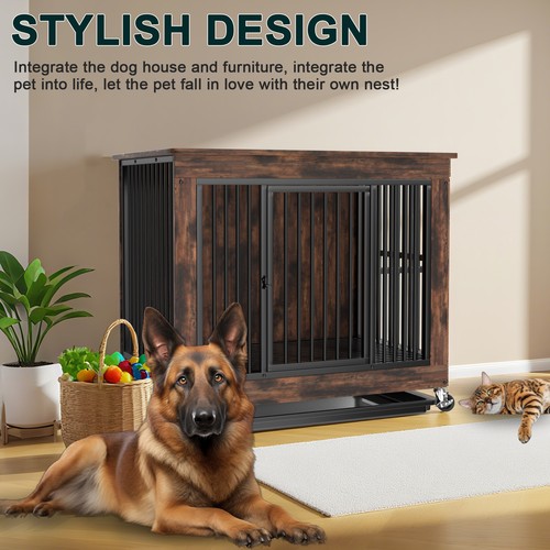 Wooden dog enclosure - dog,