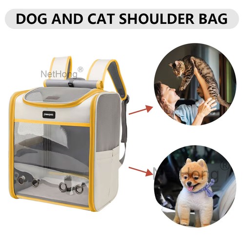 Cat backpack carrier clear - cat,