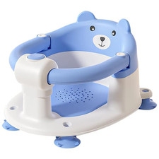 EzyWay Baby Bath Seat for Babies 6 Months & up Non-Slip Sit Up (Blue)
