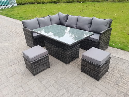 Fimous corner rattan garden - corner,