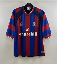 Crystal Palace Home Football Shirt 2003/04 Adults XXL Admiral C952