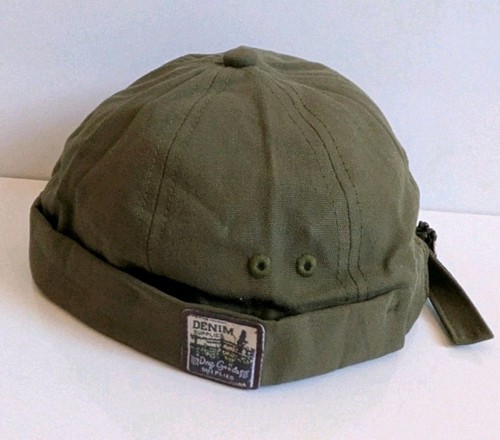Men green brimless - men's,