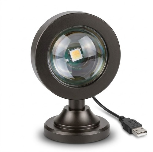 Color sunset projection - color,