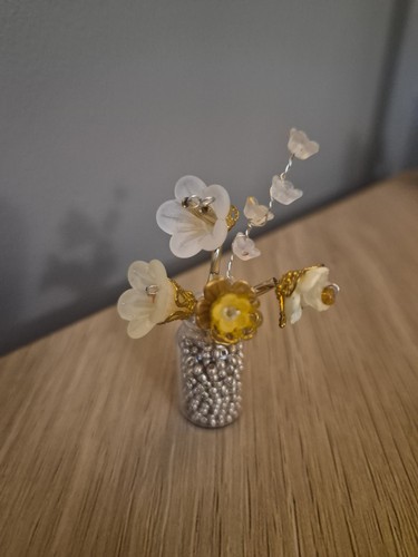 Forever flowers beaded - , vase