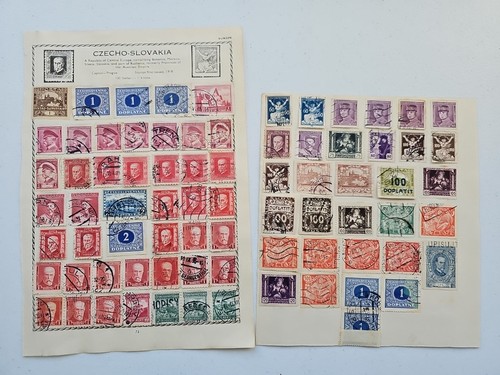 Czechoslovakia stamps 2 - stamps, on