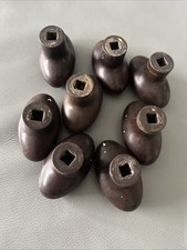 8x 1930s Doorknobs