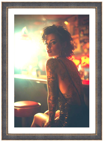 Sexy tattooed lady - sexy, a3print