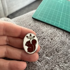 Squirrel Pin Badge