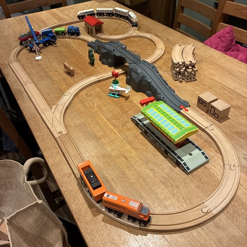 Large wooden train - large, &
