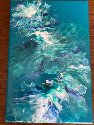 Original abstract acrylic