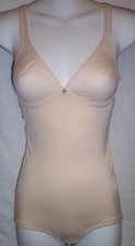 Full Body Shaper 36 Control Suit Free Spirit Playtex 2789 Slimming Shapewear Vtg