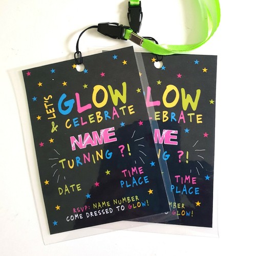 Personalised let glow neon - let's,