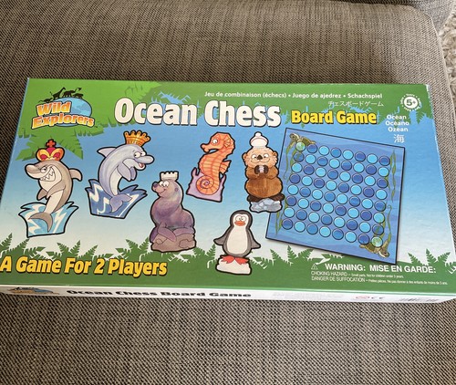 Ocean chess board game - chess, wild