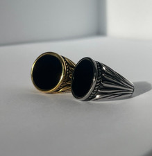 Black Onyx Ring Men | Men's