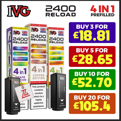 Ivg 2400 reload refill - 4-in-1,