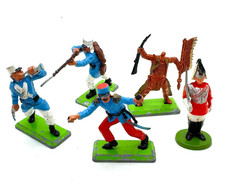 Britains Ltd Deetail 1971 French Foreign Legion x 3, 1 x Red Indian, 1 x Solider