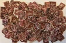 Collection of 190+ Queen Victoria Line Engraved Penny Reds.