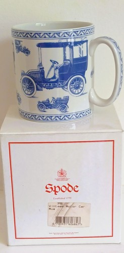 Boxed spode blue room mug - boxed,