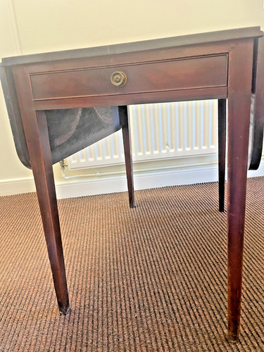 Georgian mahogany drop leaf - mahogany,