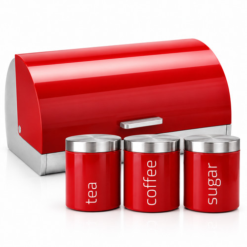 4pcs roll top bread bin - 4pcs,