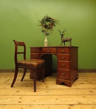 Antique Desk with Leather top