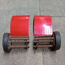 MANTIS TILLER  LAWN DETHATCHER SCARIFIER ATTACHMENT + SHIELDS