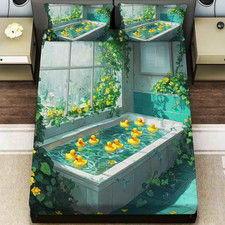 Cartoon rubber duck fitted - 73.cartoon,