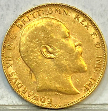 AUSTRALIA 1909 P  GOLD PERTH  SOVEREIGN RARE Key Date Low Mint CHOICE UNC #03