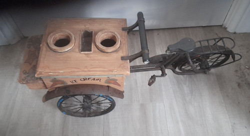 Vintage ice cream cart - vintage,
