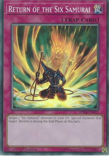 Card return of - of, the