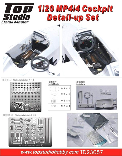 Top studio mp4 4 - 1/20, cockpit