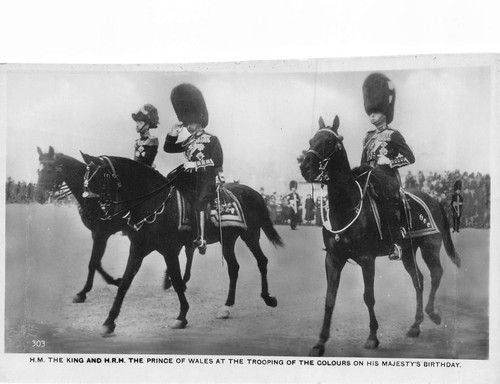 Postcard royalty king george - ,