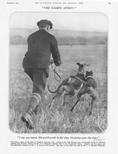 COURSING South of England Club Meet at Six Mile Bottom - Vintage Print1929