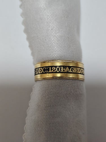 18k antique georgian mourning - antique,