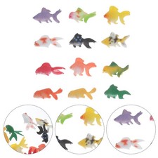 12 Pcs Goldfish Model