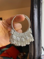 New Indian Pakistani Bollywood Gold Dangle Jhumka Earrings Boho Jhumki Jewellery