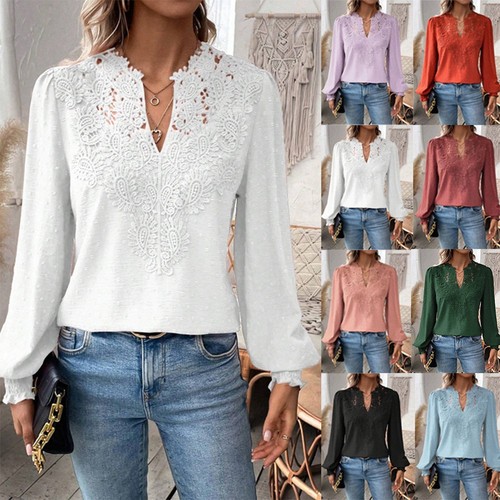 Ladies neck shirts - v-neck,