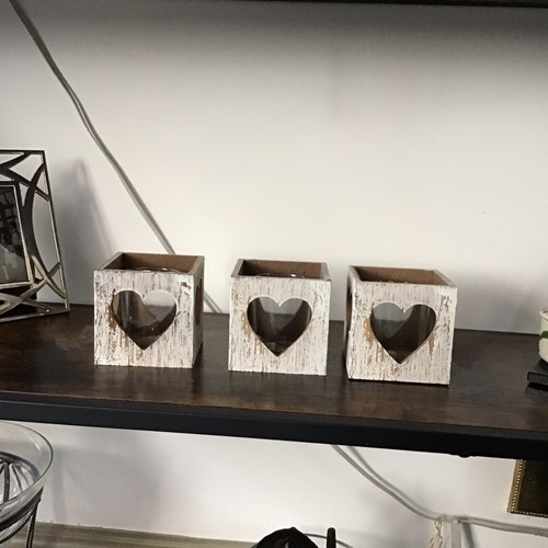 Shabby chic wooden glass - chic,