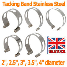 2" 2.5" 3" 3.5" 4" Exhaust Tacking Band For Welding Fabrication Pipe Clamp-on UK