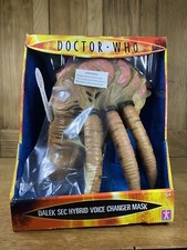 Doctor Who Dalek Sec Hybrid Voice Changer Mask Helmet  In Box/untested