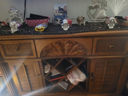 Oak unit with drawers - oak,