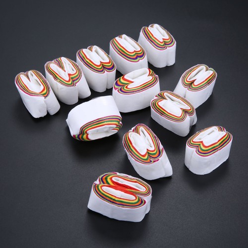12rolls multicolor mouth coils - 12rolls,