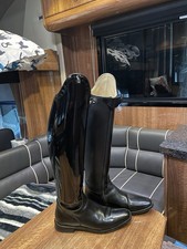 Long Black Patent Dressage