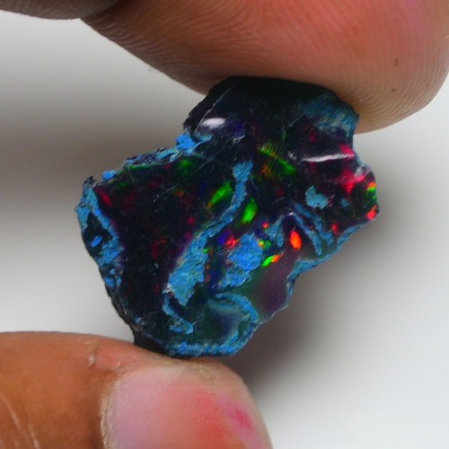 Natural black opal rough - 5.ct,