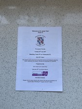 Brackley Town v Tamworth 24th July 2007 Pre Season Friendly