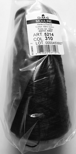 Dmc black 310 stranded - black,
